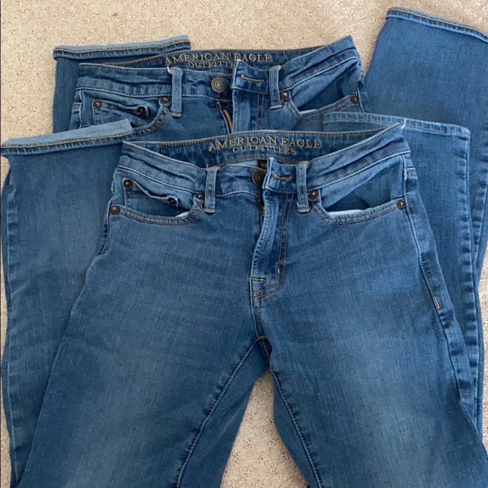 American Eagle Flex Jeans Size 26 x 28 2 pair